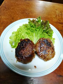 鰯缶で照焼きバーグ-レシピのメイン写真