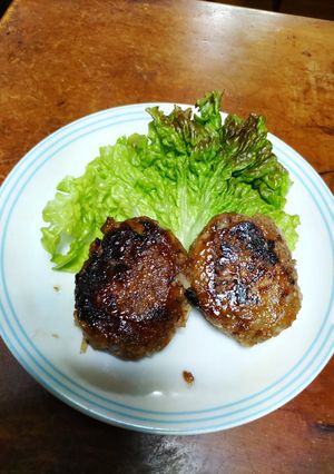 鰯缶で照焼きバーグ-レシピのメイン写真