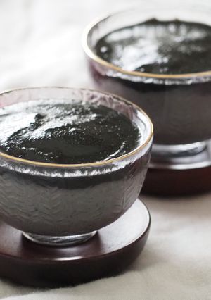 生クリーム不使用!黒ごまのブラマンジェ-レシピのメイン写真