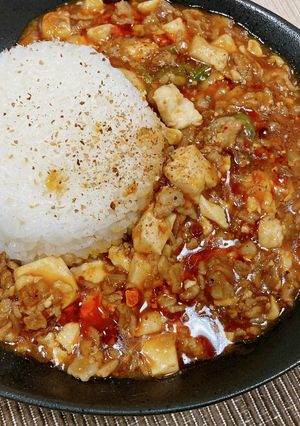 麻婆丼　豆腐少なめ　肉多め-レシピのメイン写真