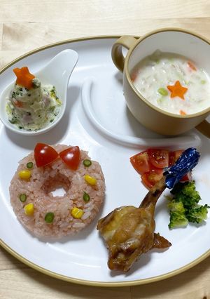 クリスマス＊おこさまランチ-レシピのメイン写真