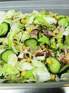 鯖水煮の春キャベツサラダ-レシピのメイン写真