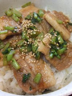 豚バラブロックのコッテリ丼-レシピのメイン写真