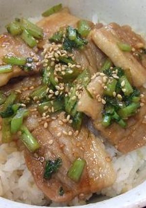 豚バラブロックのコッテリ丼-レシピのメイン写真