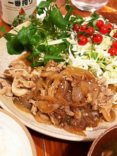 玉ねぎたっぷり生姜焼き-レシピのメイン写真