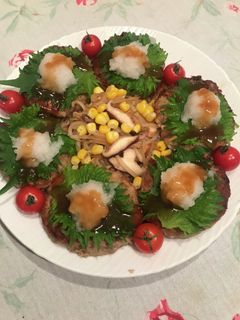 豆腐とレンコン入り♡和風ハンバーグ♪-レシピのメイン写真