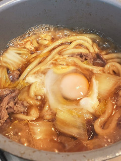 すき焼きのシメ 煮込みうどん-レシピのメイン写真