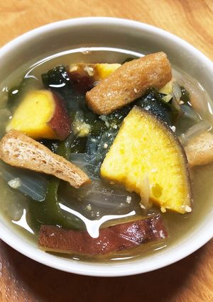 意外な美味しさ　さつまいもの味噌汁-レシピのメイン写真
