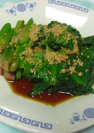 万能!三杯酢(ほうれん草の胡麻和え)-レシピのメイン写真