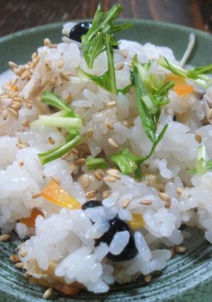 黒大豆の混ぜ寿司-レシピのメイン写真