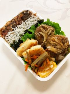 小5息子の塾弁2023.01.22-レシピのメイン写真
