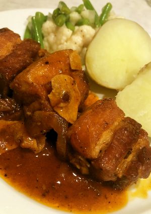 豚バラ肉の香味野菜煮込み-レシピのメイン写真
