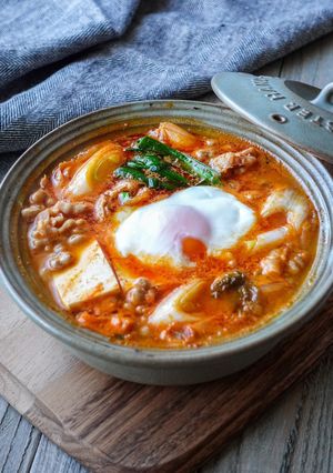 納豆キムチチゲ-レシピのメイン写真