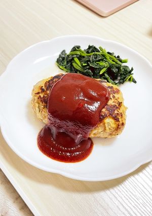 【ジューシー】定番ハンバーグ-レシピのメイン写真