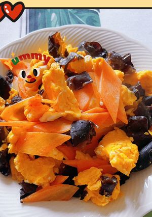 卵ときくらげ、にんじんの中華炒め-レシピのメイン写真