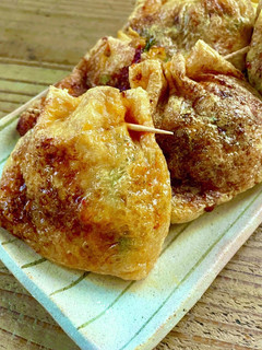 余ったおもちで納豆キムチーズ巾着-レシピのメイン写真