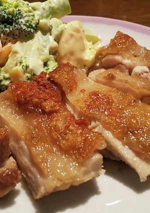 ◆皮パリ中ジューシー♡鶏の塩胡椒焼き◆-レシピのメイン写真