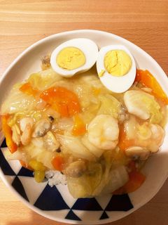シーフードミックス中華丼!-レシピのメイン写真