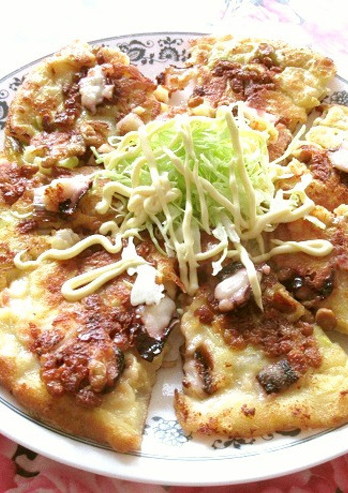 たこ焼きの粉で、焼き納豆を～-レシピのメイン写真