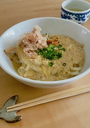 ＊とろとろツナたまうどん＊-レシピのメイン写真