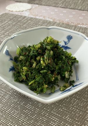 セロリの葉と削り粉 ほっこり炒め-レシピのメイン写真