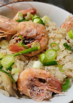 子持ち甘エビの炊き込みご飯-レシピのメイン写真