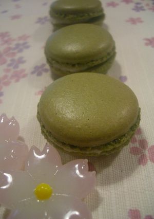 はんなり～お抹茶マカロン-レシピのメイン写真