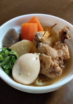 手羽元とお野菜のあごだし煮込み-レシピのメイン写真