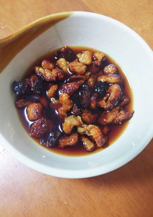 カリカリ鶏皮ぽんず 酒のアテ簡単-レシピのメイン写真