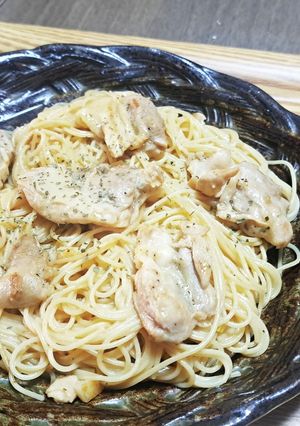 鶏むねレモンパスタ【ZENBヌードル】-レシピのメイン写真