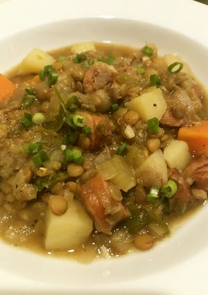レンズ豆のスープ-レシピのメイン写真