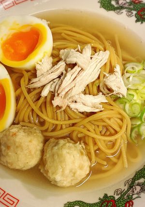 ZENB noodle鶏ごぼう塩らーめん-レシピのメイン写真