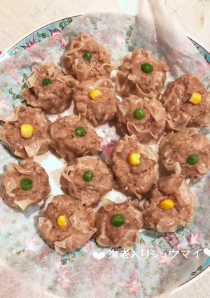FPでふわふわ♡海老入りシュウマイ♪-レシピのメイン写真