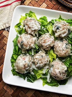 レンジで♪ほうれん草とカニカマの豆腐焼売-レシピのメイン写真