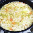 落とし卵と野菜の味噌汁