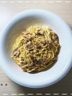 全卵de濃厚カルボナーラ-レシピのメイン写真