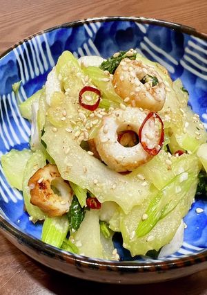 セロリとちくわの塩麹きんぴら-レシピのメイン写真