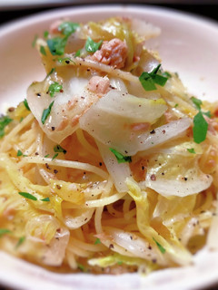 優しい味!くたくた白菜のパスタ-レシピのメイン写真