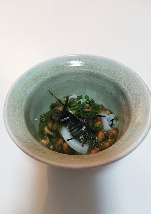 いか納豆のめかぶ和え-レシピのメイン写真