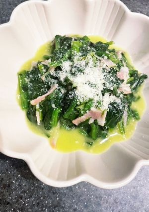 ほうれん草のくたくた~サイゼリヤ風-レシピのメイン写真