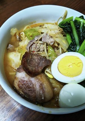 味噌ラーメン (自家備忘用)-レシピのメイン写真