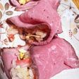 炒飯のローストビーフ巻き