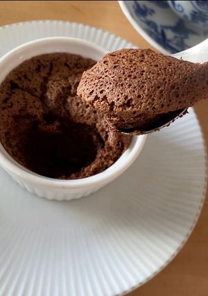 ＊ふんわりチョコレートスフレ＊-レシピのメイン写真