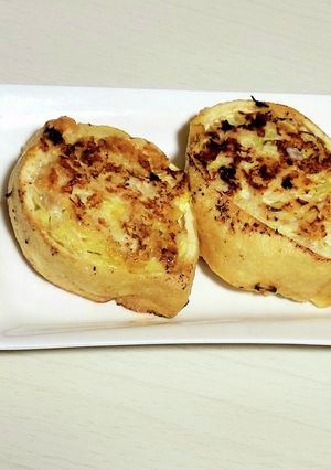おあげで巻いた鶏ムネバーグ-レシピのメイン写真