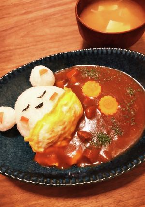 お子ちゃまカレー居眠りくまちゃん-レシピのメイン写真