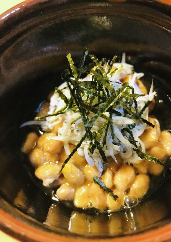 毎日の納豆●もずく酢＆シラスの海鮮風?!-レシピのメイン写真