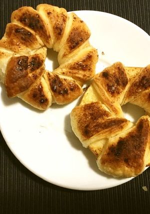超簡単リングアップルパイ-レシピのメイン写真