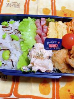 時短お弁当盛り付け記録 ザンギ-レシピのメイン写真