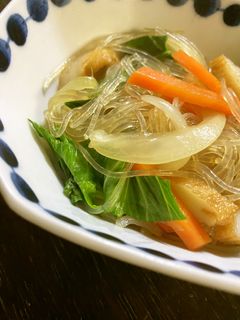 チャプチェ/七尾市学校給食-レシピのメイン写真