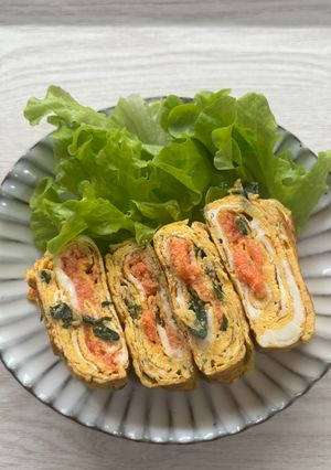 明太子だし巻き玉子焼き-レシピのメイン写真